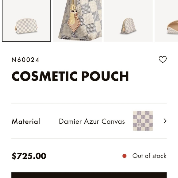 ***SOLD*** Authentic Louis Vuitton Cosmetic Pouch - Picture 16 of 16